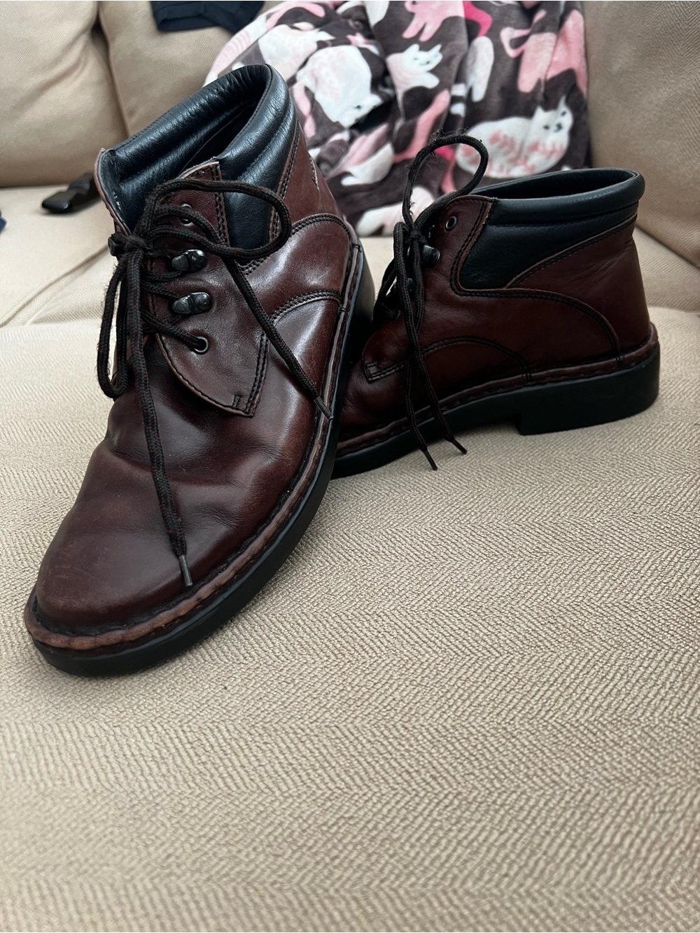 Josef Seibel ladies Brown Leather Chukka Boots